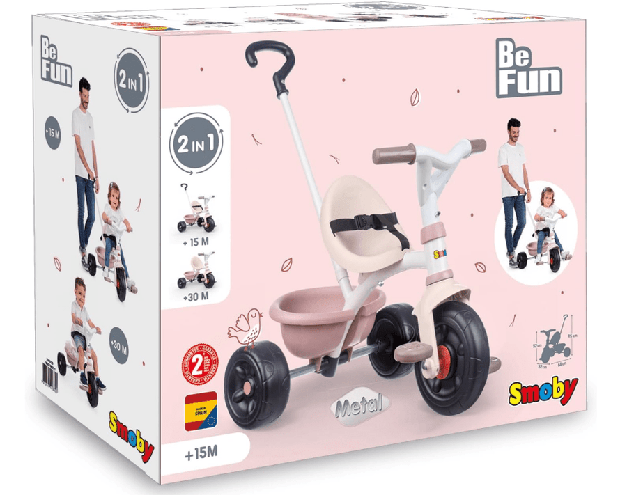 Smoby Be Fun Tricycle Pink 7600740335 — image 1
