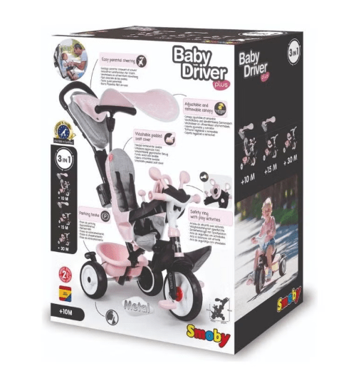 Smoby Bike Baby Driver Pink 7600741501 — image 1