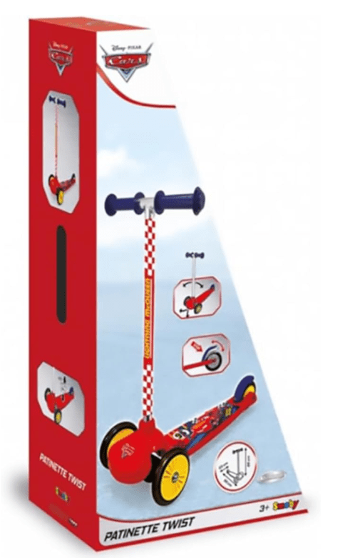 Smoby Disney Cars 3-Wheeled Twist Scooter 7600750205 — image 2