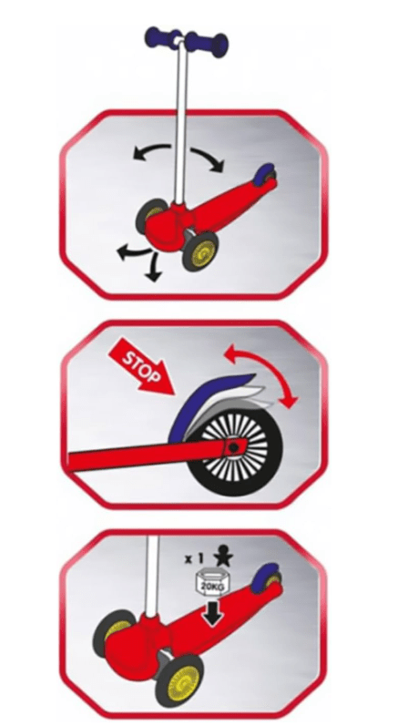 Smoby Disney Cars 3-Wheeled Twist Scooter 7600750205 — image 3