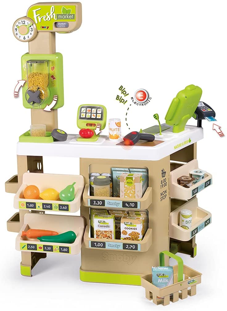 Smoby Fresh Market with 43 Accessories 7600350227 - Colorland Toys