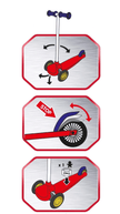 Smoby Spidey 3-Wheeled Twist Scooter 7600750230