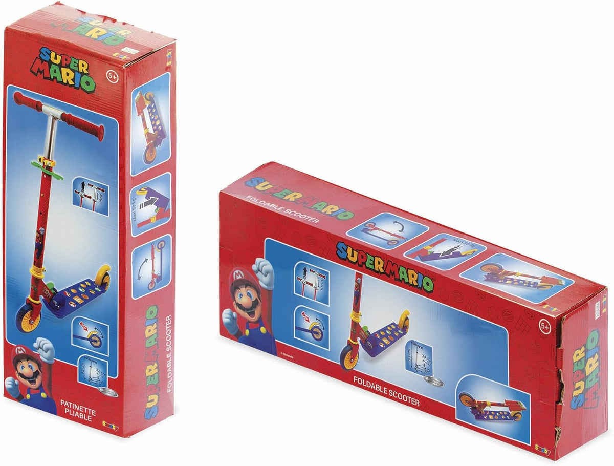 Smoby Super Mario 2 Wheeled Foldable Scooter 7600750373 — image 1