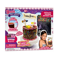 Snack Tastic Chocolate Macaron Birthday Cake Creative Kit 2412012 - Colorland Toys