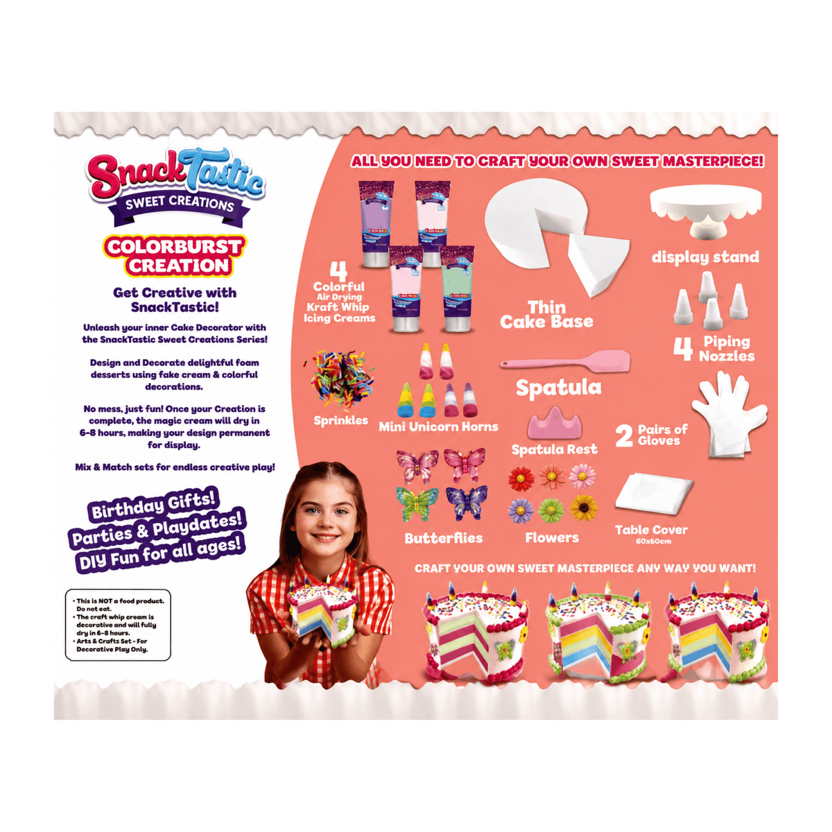 Snack Tastic Colorbust Creations Rainbow Cake Kit 2412011 — image 4