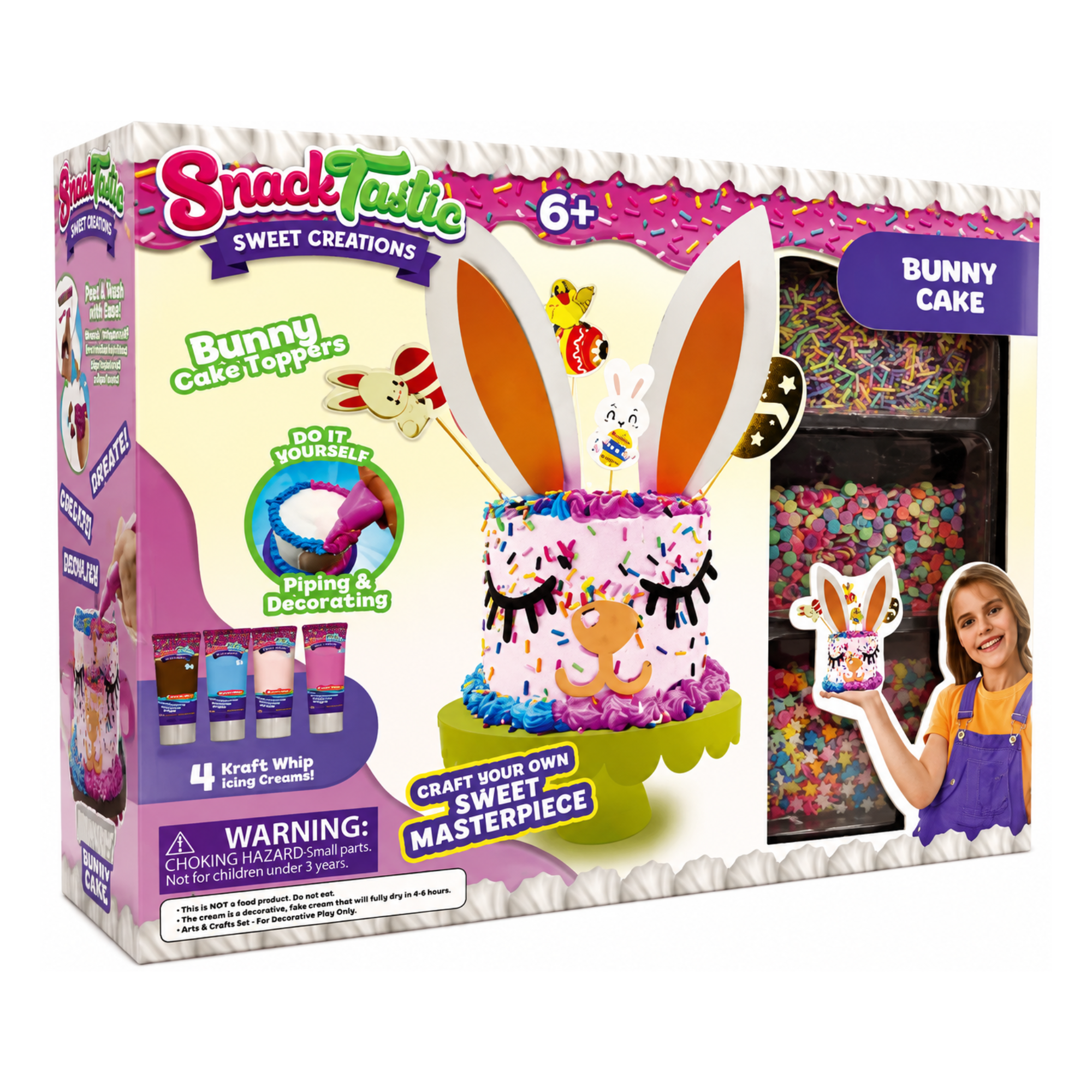 Snack Tastic Easter Bunny Cake Kit 2501003 - Colorland Toys