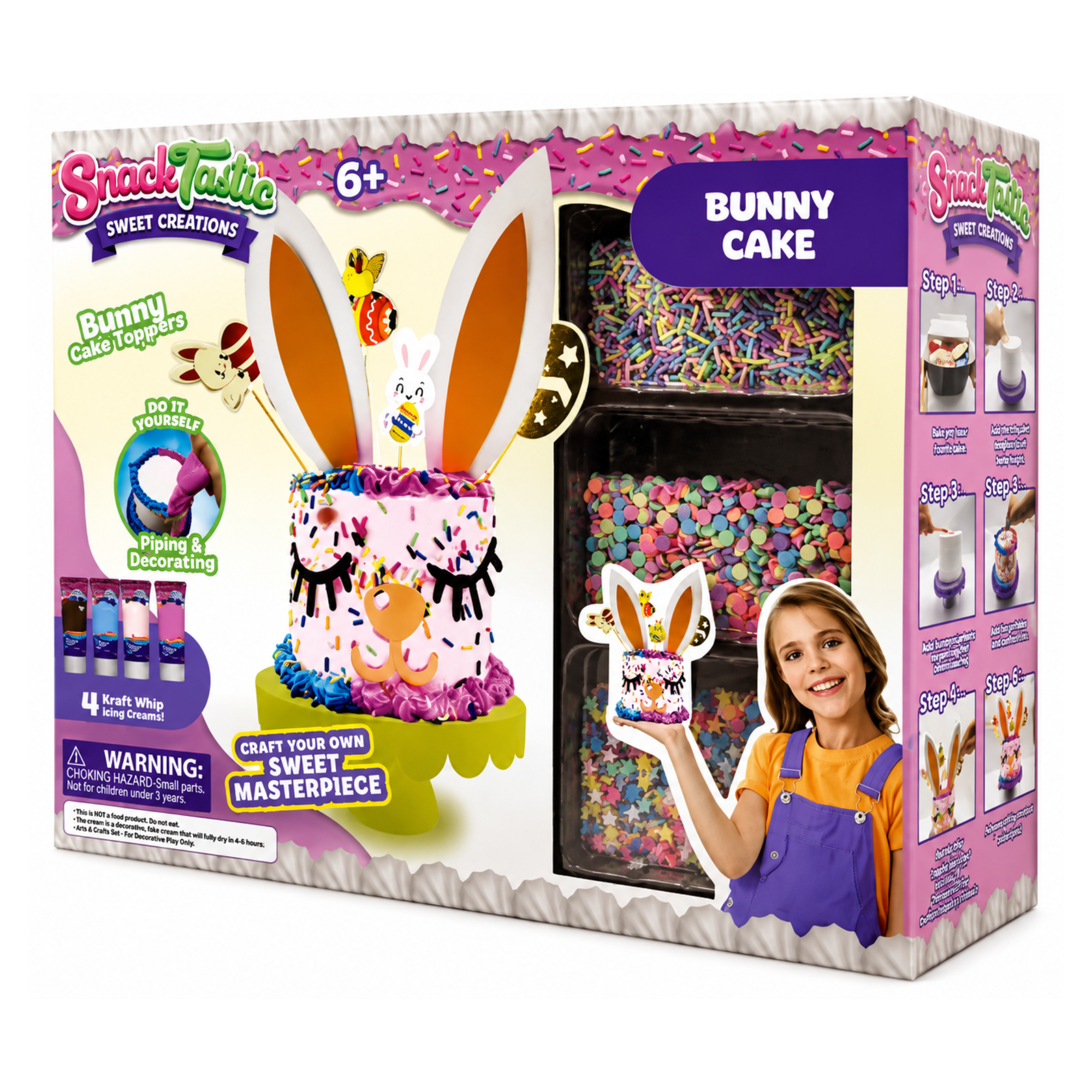 Snack Tastic Easter Bunny Cake Kit 2501003 - Colorland Toys