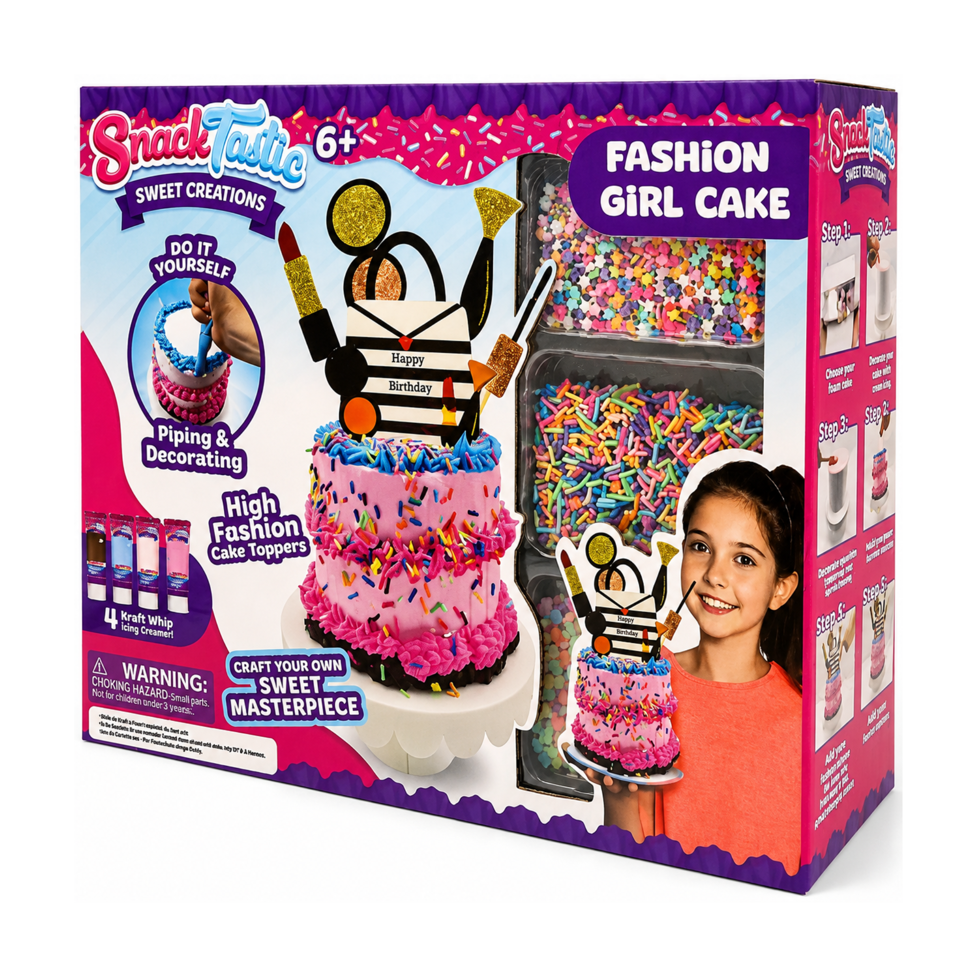 Snack Tastic Fabulous Fashion Cake Kit 2501004 - Colorland Toys