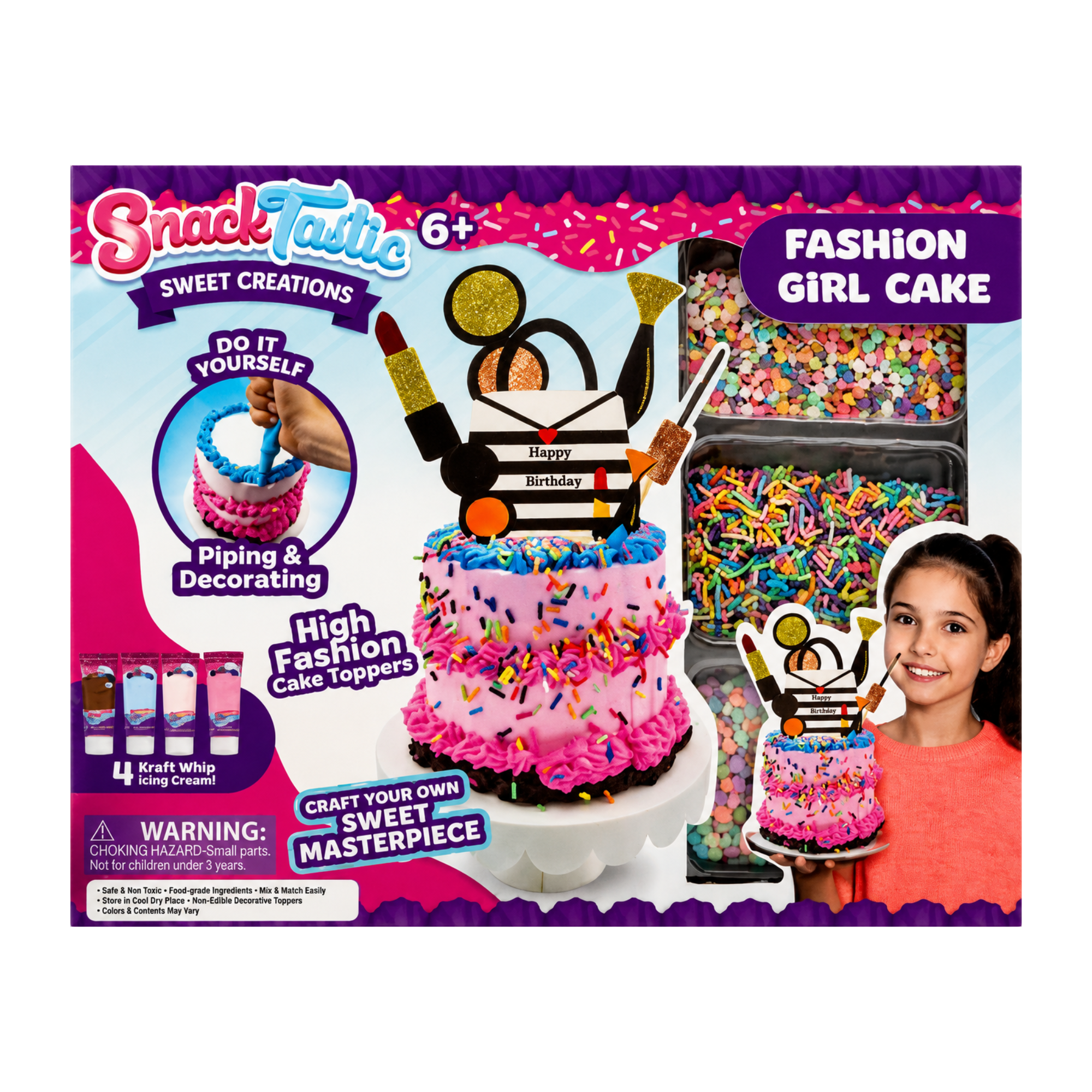 Snack Tastic Fabulous Fashion Cake Kit 2501004 - Colorland Toys