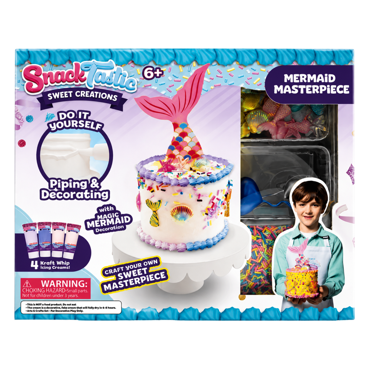 Snack Tastic Mermaid Masterpiece Cake Kit 2412007 - Colorland Toys