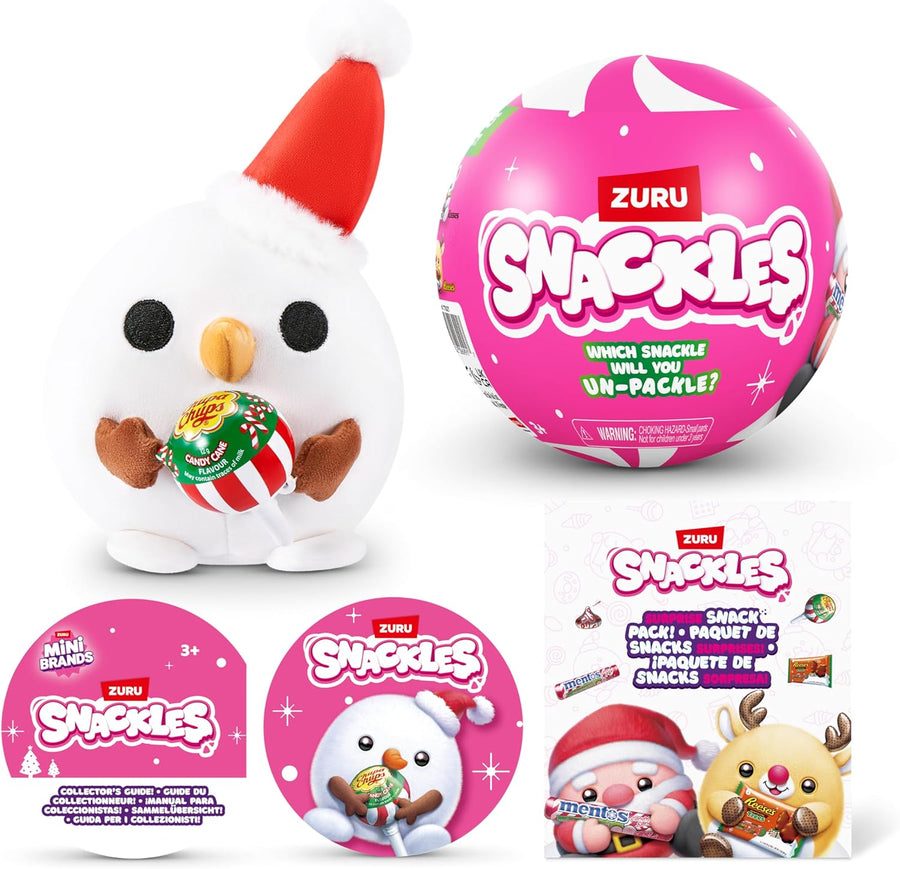 Snackles Capsule Christmas Plush 4.5 Inches — image 1