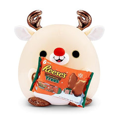 Snackles Christmas Reindeer And Reeses Peanut Butter Plush 14 Inches - Colorland Toys