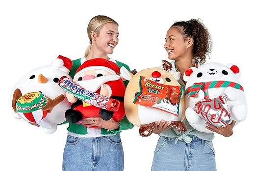 Snackles Christmas Santa Claus And Mentos Plush 14 Inches — image 4