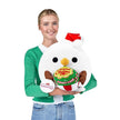 Snackles Christmas Snowman And Chupa Chup Plush 14 Inches