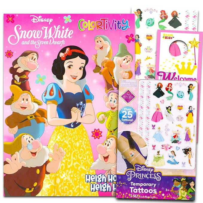 Snow White A4 Coloring Book FK-916-34-133 — image 1