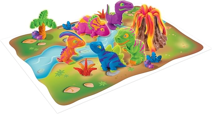 Softee Dough Dino Glow Dough CA - 66603 - Colorland Toys