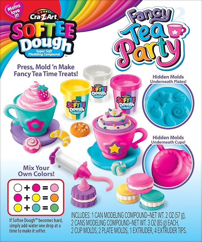 Softee Dough Fancy Tea Party CA - 66605 - Colorland Toys