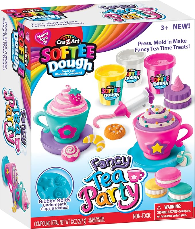 Softee Dough Fancy Tea Party CA - 66605 - Colorland Toys