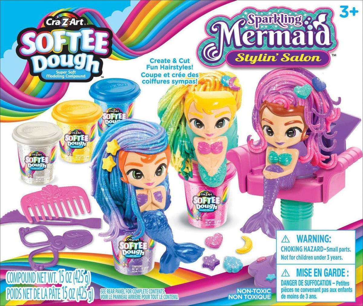 Softee Dough Sparkling Mermaid Stylin’ Salon CA-66606 — image 1