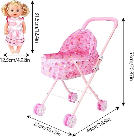 Sonia Baby Little Doll Stroller SO-8817C-1 — image 1