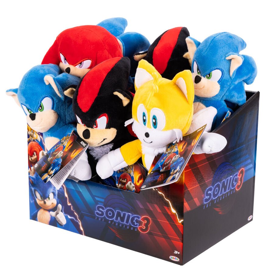 Sonic 3 Movie Basic Plush 9 42467 - Assorted - Colorland Toys