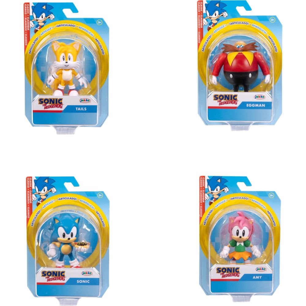 Sonic Mini Figure 1.5-Inch Stylised 6-Pack Value 43087 — image 1