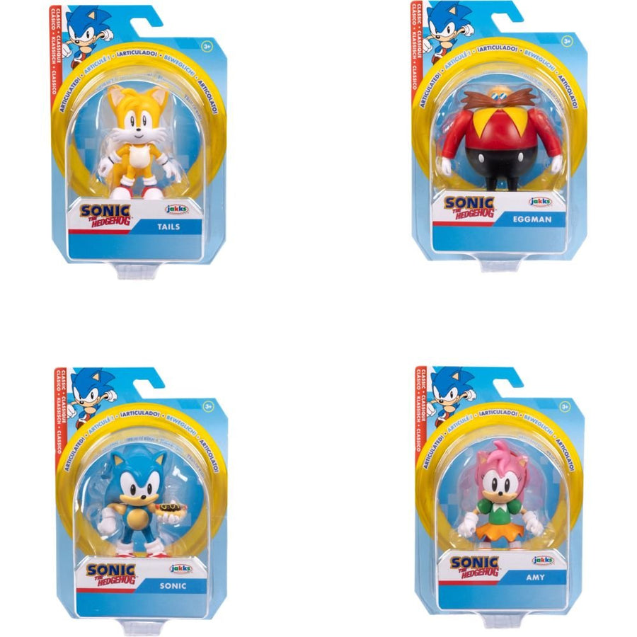 Sonic Mini Figure 1.5-Inch Stylised 6-Pack Value 43087 — image 1