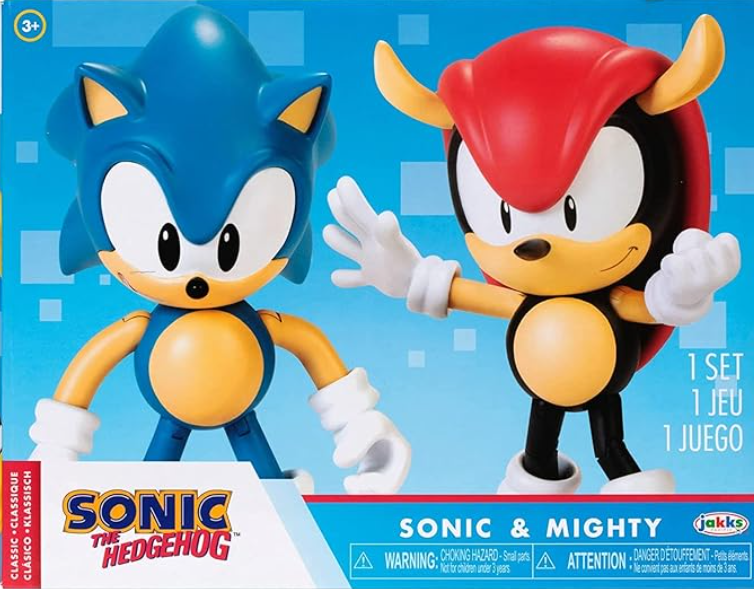 Sonic The Hedgedog 2-Pack 4inch Classic Sonic & Mighty 41556 — image 1
