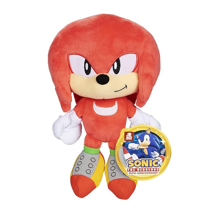Sonic The Hedgehog Basic Plush 9inch - Knuckles 40937/42074 - Colorland Toys