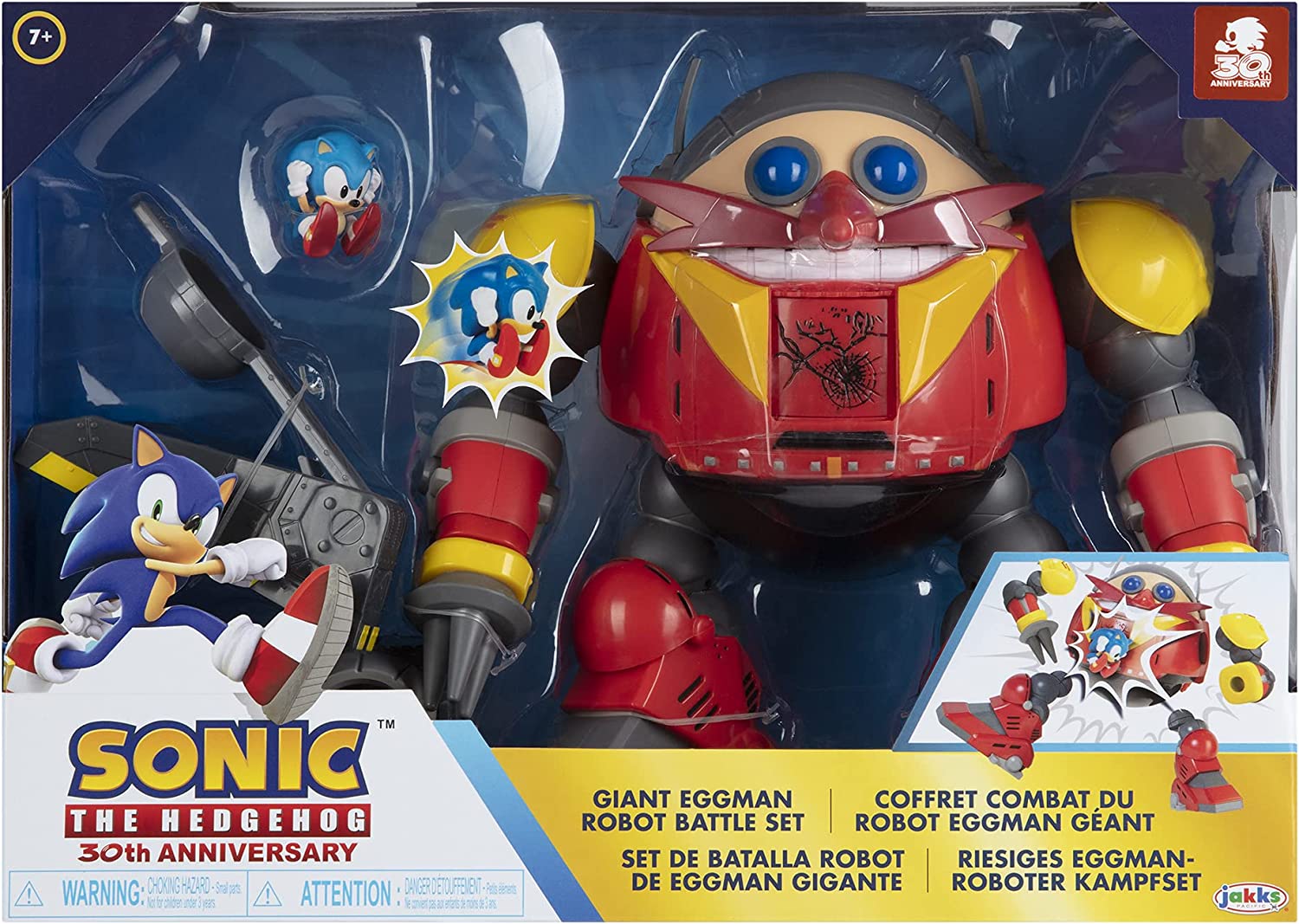 Sonic The Hedgehog Giant Eggman Robot Battle Set 40926 - Colorland Toys