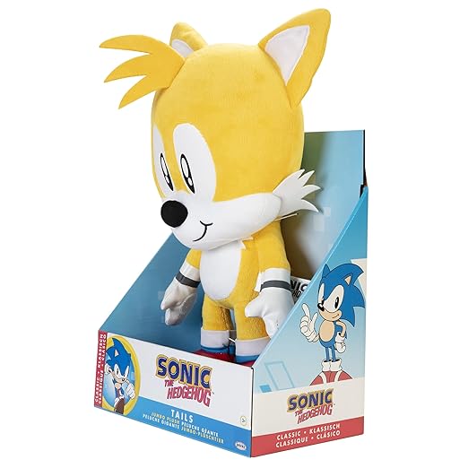 Sonic The Hedgehog Jumbo Plush 20inch - Tails 40479/40477 — image 3