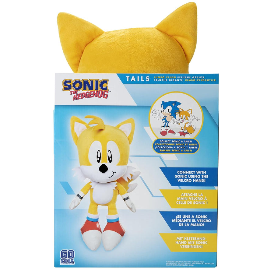 Sonic The Hedgehog Jumbo Plush 20inch - Tails 40479/40477 — image 9