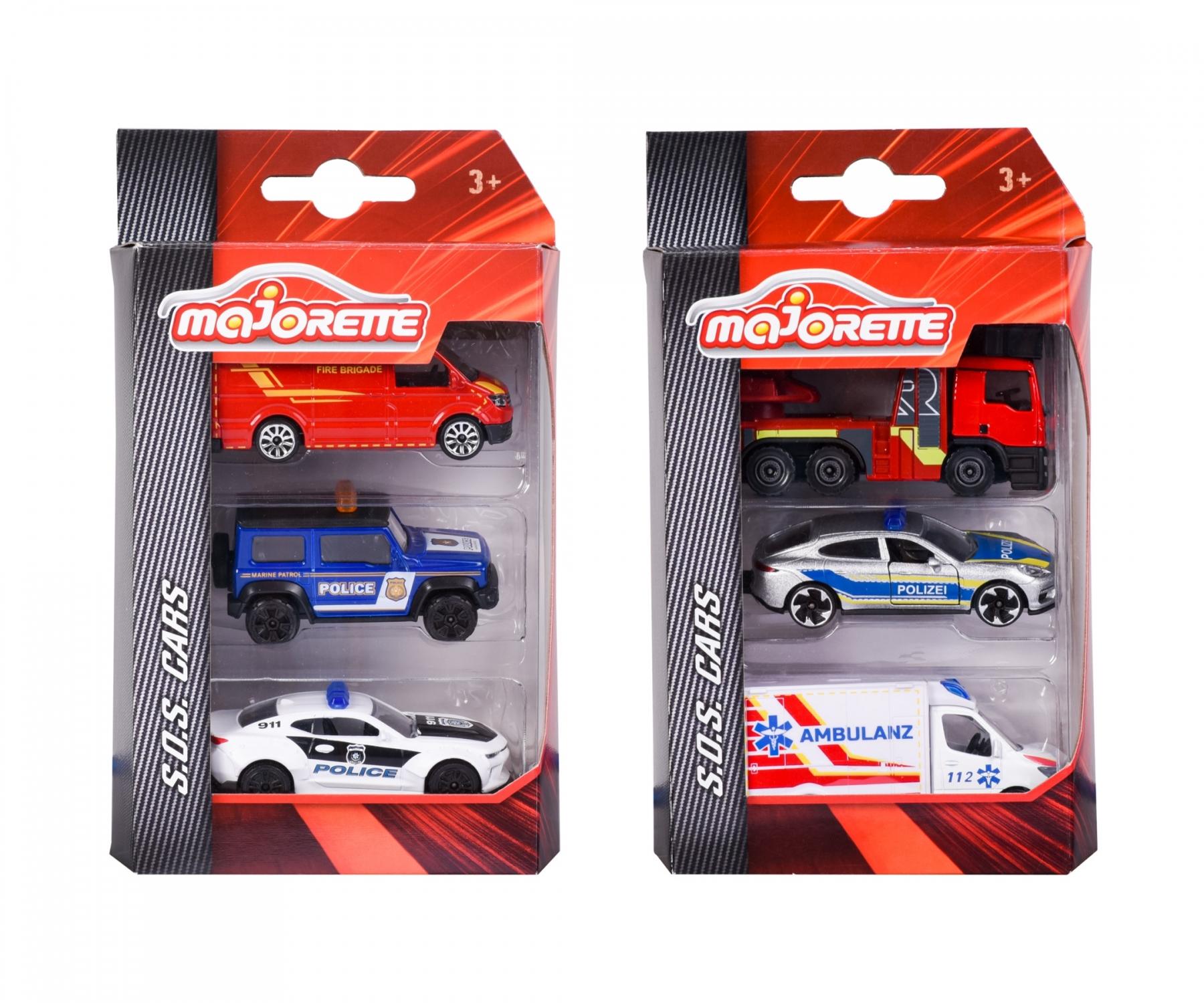 Majorette Intern S.O.S 3 Pieces Set Asst 212057261038