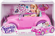 Sparkle Girlz Fashion Doll with Convertible Car Playset 10028