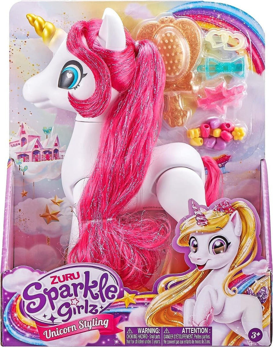 Sparkle Girlz Unicorn & Ponies Styling Set 100372