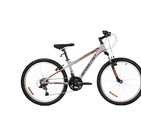 Spartan Bicycle 24 - Inch Galaxy MTB - Gray/Orange SP - 3230 - Colorland Toys
