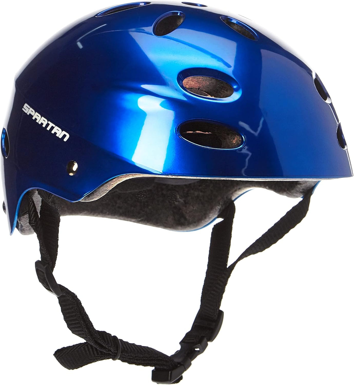 Spartan Blue Glossy Helmet SP-9014 — image 1