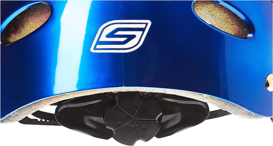 Spartan Blue Glossy Helmet SP-9014 — image 4