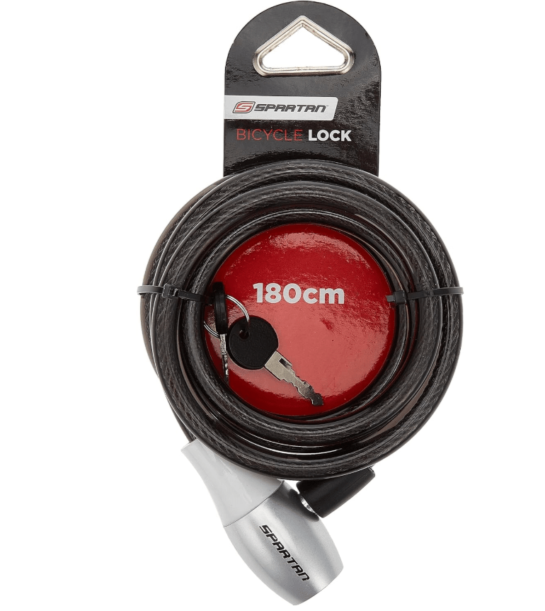 Spartan Cable Lock 180cm Silver SP-9027 — image 1