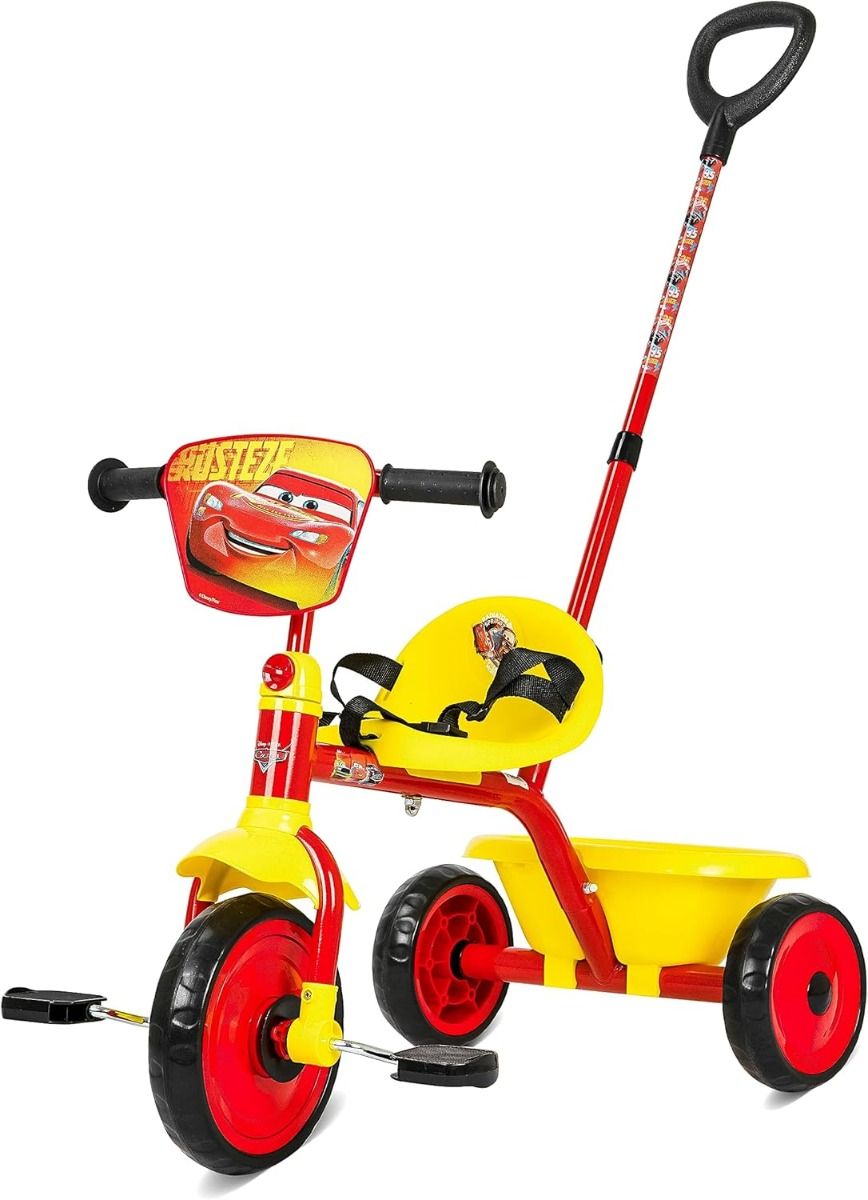 Spartan Disney Cars Tricycle with Pushbar SP - 5010 - Colorland Toys
