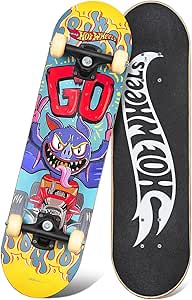 Spartan Hot Wheels Bat 28-Inch Skateboard SP-1014 — image 1
