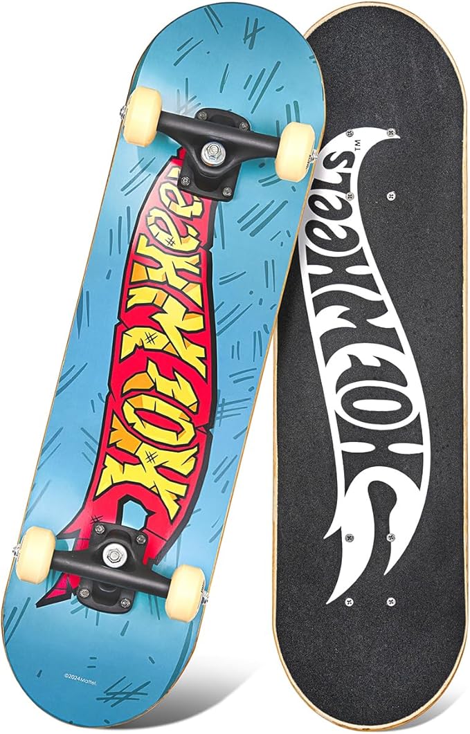 Spartan Hot Wheels Logo 28-Inch Skateboard SP-1016 — image 1