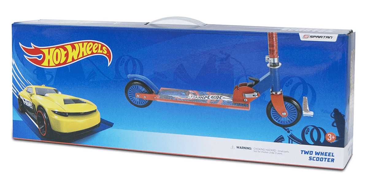 Spartan Hotwheels 2-Wheel Scooter Orange 120mm — image 2