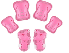 Spartan Knee & Elbow Pad & Wrist Pot Pink SP - 9016 - Colorland Toys