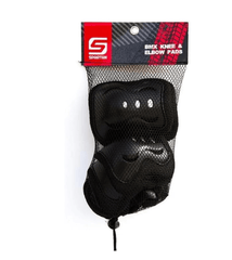 Spartan Knee & Elbow Pads and Wrist Protective Set Black S SP - 9061S - Colorland Toys