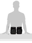 Spartan Knee & Elbow Pads and Wrist Protective Set Black XS SP-9061XS