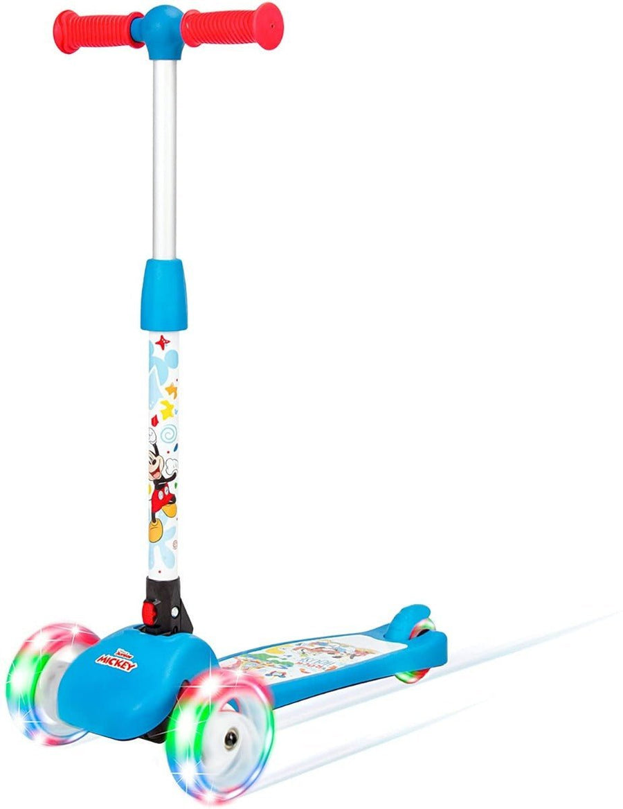 Spartan Mickey LED Folding Scooter 3-Wheel SP-7049