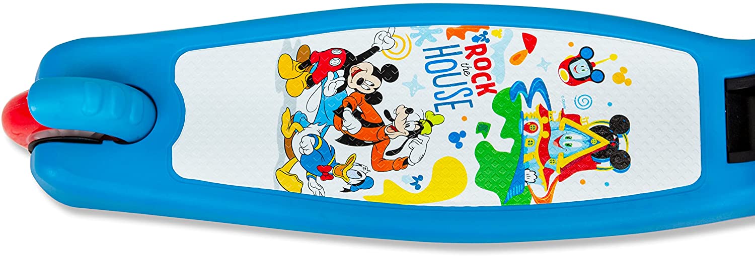 Spartan Mickey LED Folding Scooter 3 - Wheel SP - 7049 - Colorland Toys