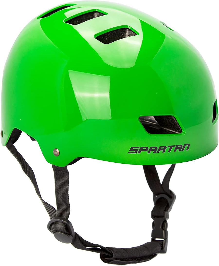 Spartan Mirage Jr Skate Helmet - Lime Green S/M-53-56 cm SP-9087 — image 1