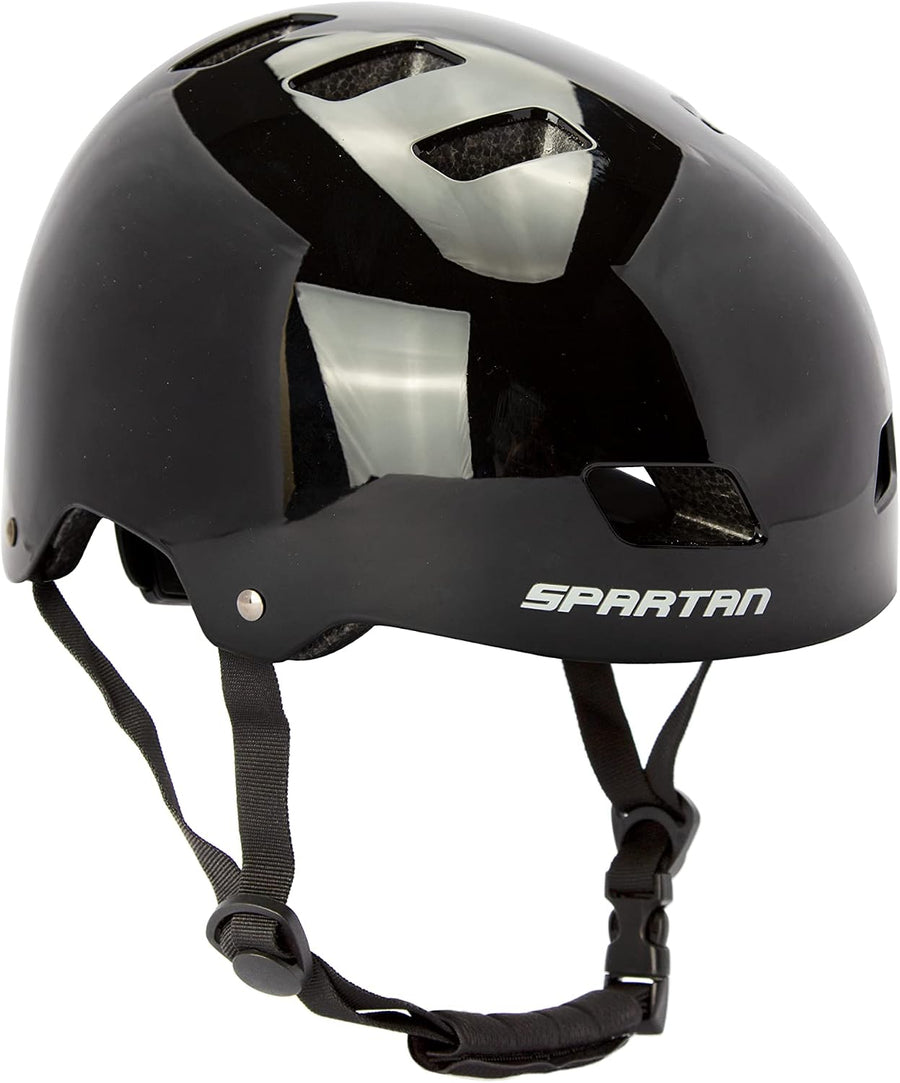 Spartan Mirage Jr Skate Helmet - Midnight Black S/M-53-56 cm SP-9089 — image 1
